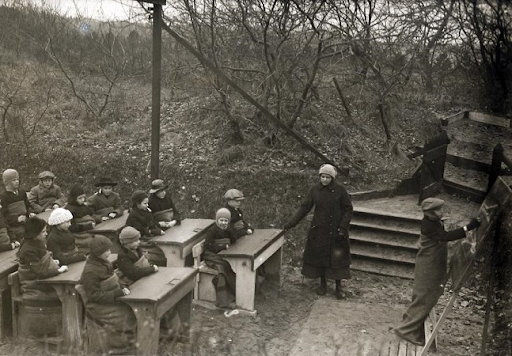 Escola ao ar livre - Holanda.